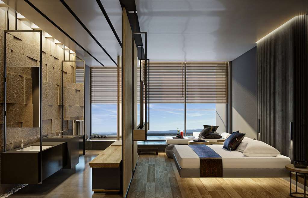 시저스 팰리스 블루워터 두바이 객실 사진 A guest room at the hotel