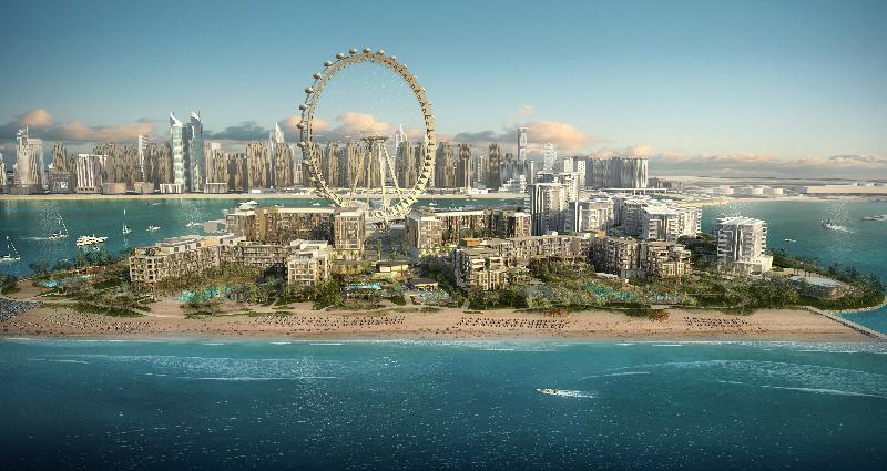 시저스 팰리스 블루워터 두바이 외부 사진 Dubai Eye at Dubai Marina